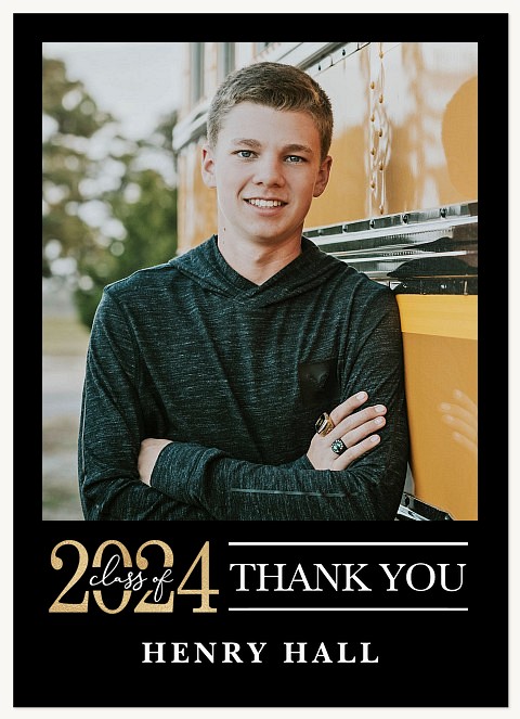 Graduation Gallery Thank You Cards 