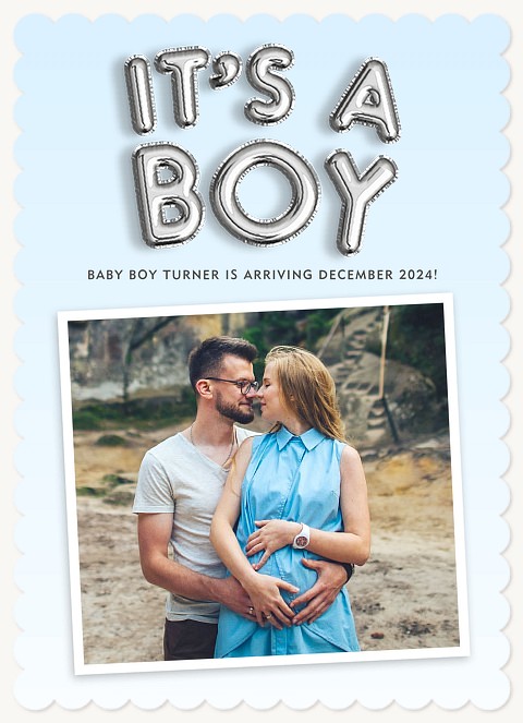It’s a Boy Pregnancy Announcements