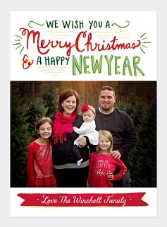 Handwritten Christmas Wish Card