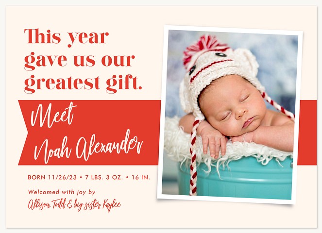 Tough but Great Personalized Holiday Cards