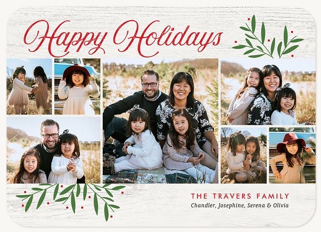 White Pine Photo Holiday Cards