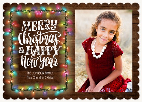 Twinkling Lights Christmas Cards