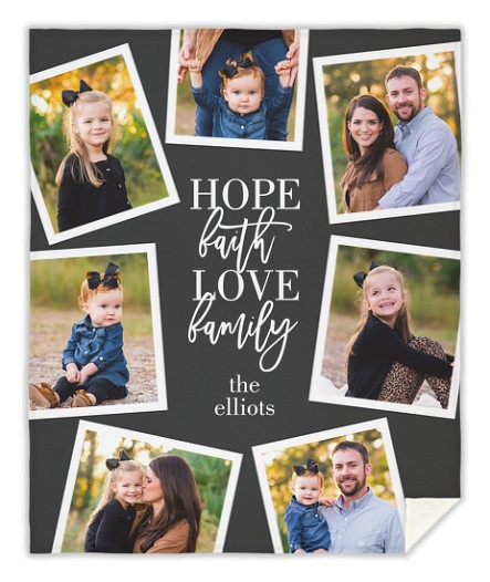 Family Snaps Custom Blankets
