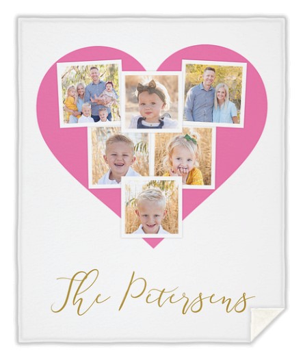 Heart Snapshots Custom Blankets Heart Snapshots Custom Blankets