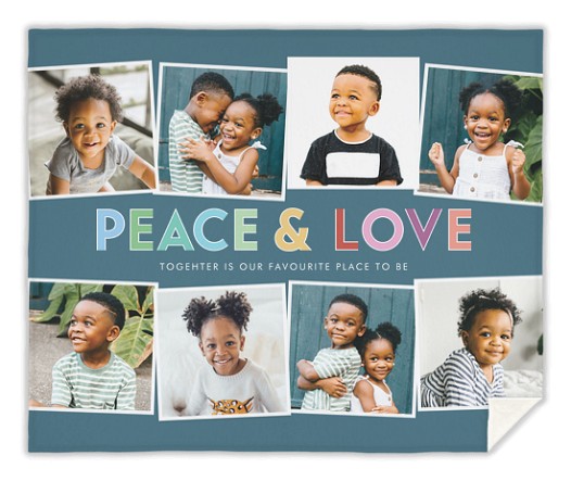 Peace and Love Custom Blankets