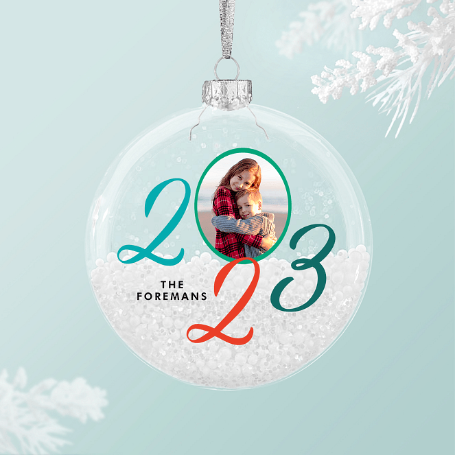 Big Year Personalized Ornaments