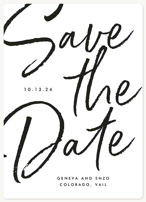 Bold Texture Save the Date Magnets