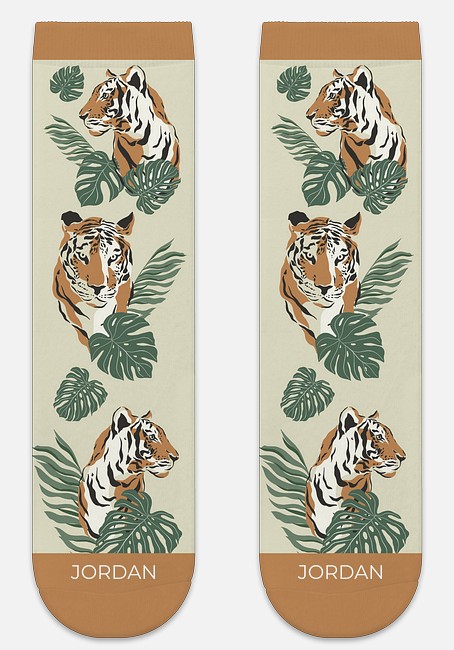 Tiger Trio Custom Socks