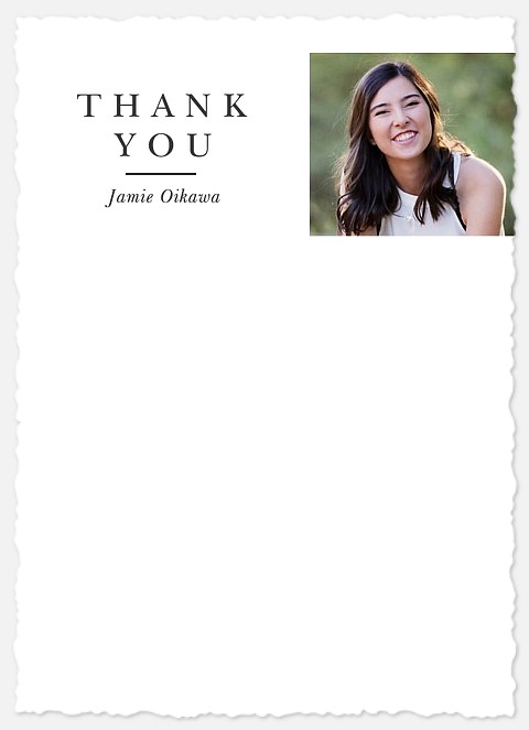 Candid Thank You Thank You Cards 