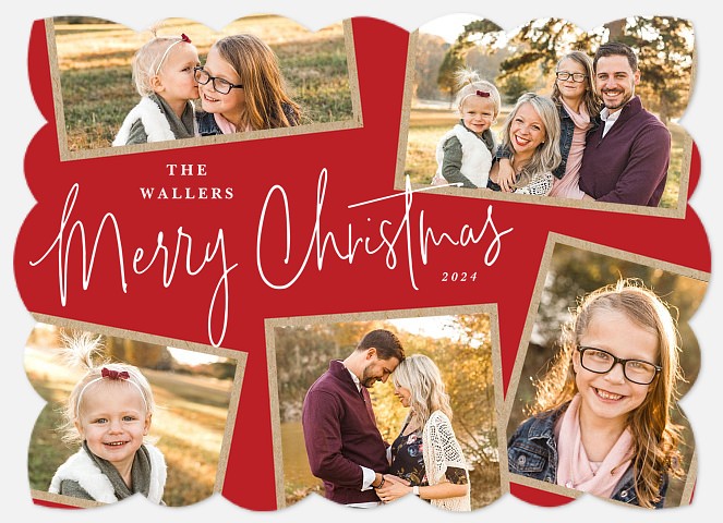 Whimsy Collage Holiday Photo Cards
