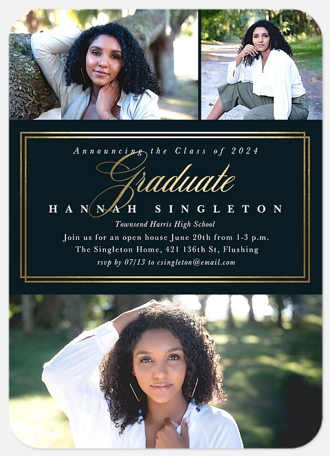 Classically Framed Graduation Cards