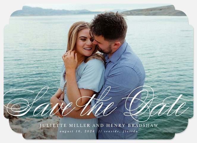 Dearly Beloved Save the Date Photo Cards