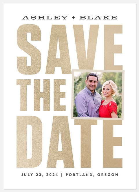  Big Announcement Save the Date Photo Cards