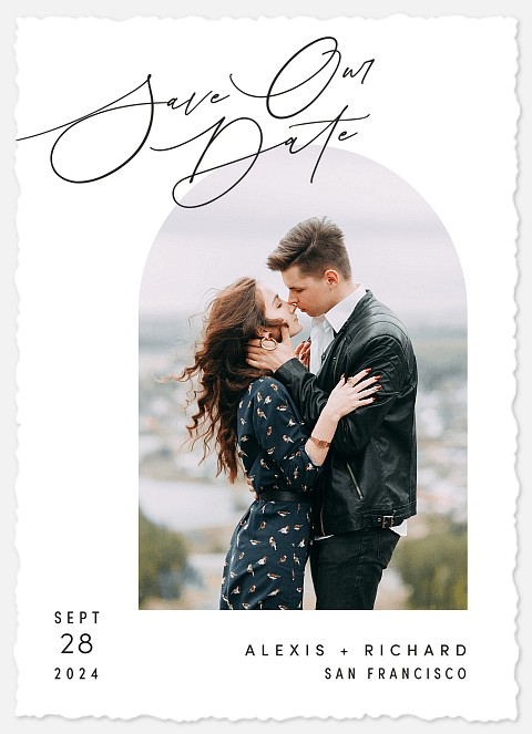 Graceful Arch Save the Date Photo Cards