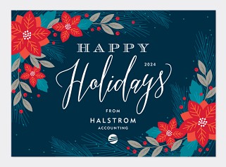 Garland Blooms Card