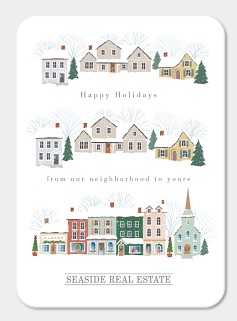 Snowy Neighborhood Card