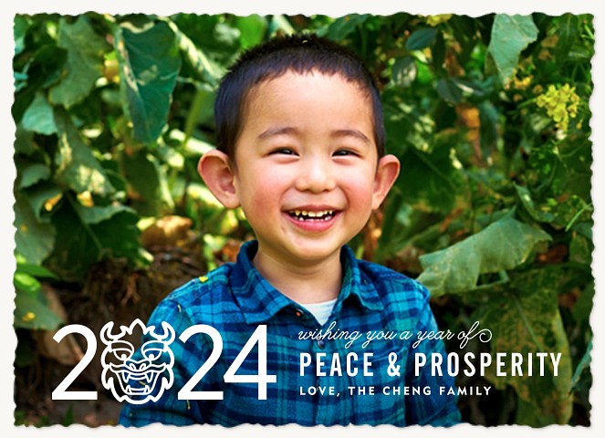 Peace & Prosperity Chinese New Year Cards