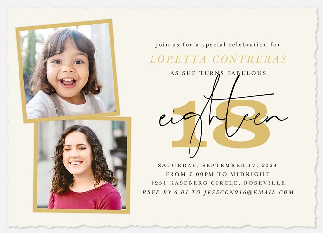 Big Milestone Adult Birthday Invitations