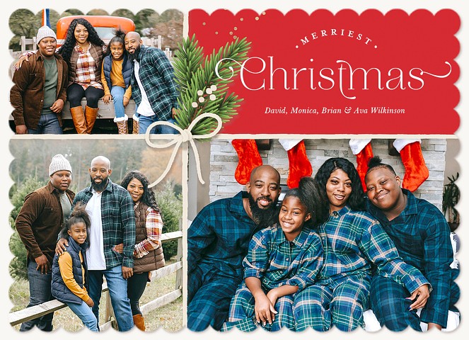Festive Gift Personalized Holiday Cards