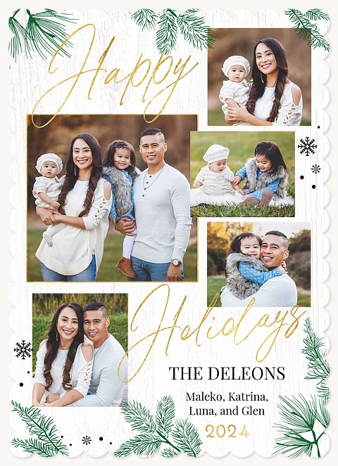 Winter Grace Personalized Holiday Cards