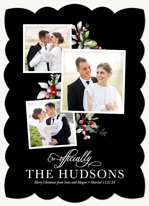 Officially Merry Personalized Holiday Cards