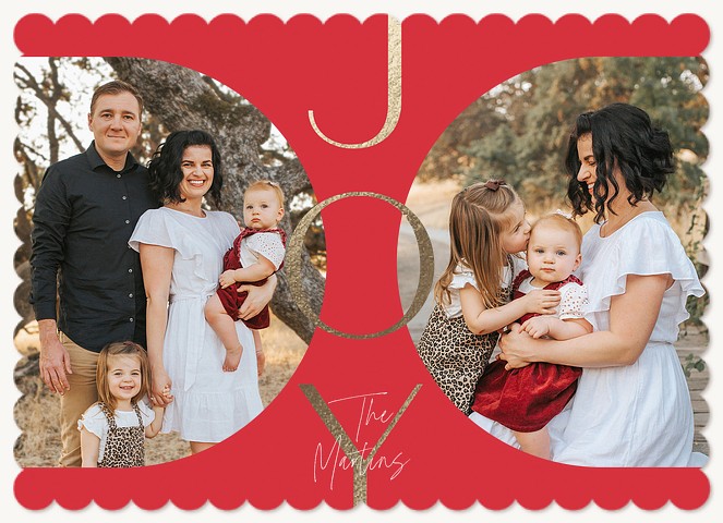 Arch Duo Personalized Holiday Cards