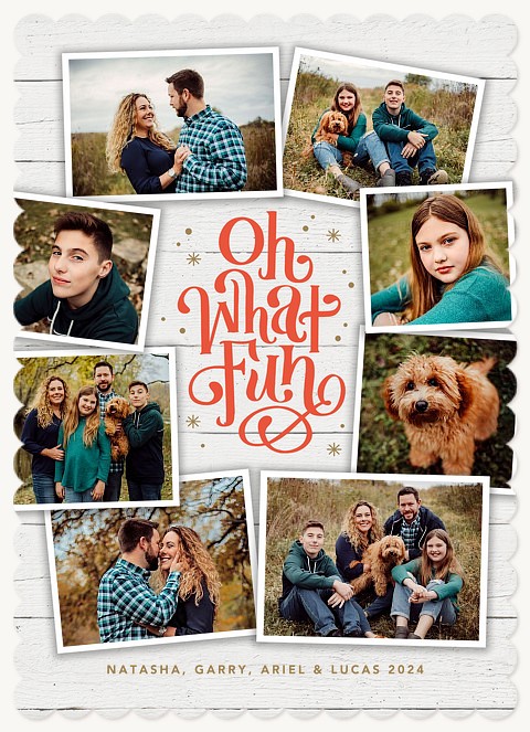 Oh What Fun! Personalized Holiday Cards