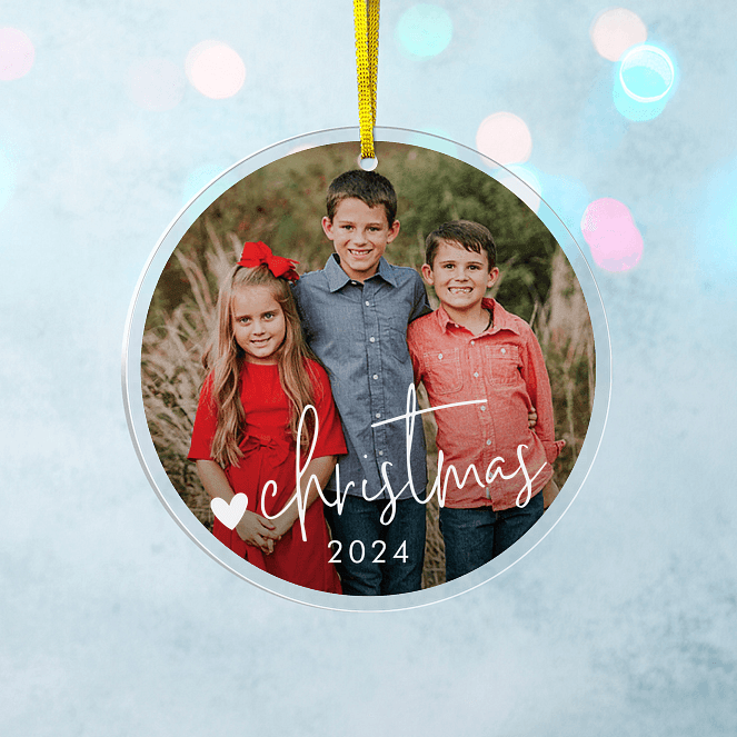 Christmas Heart Personalized Ornaments
