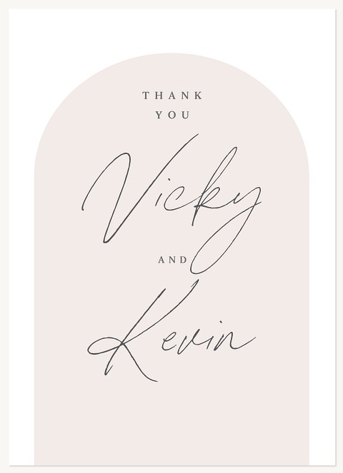 Modern Arch Thank You Cards 