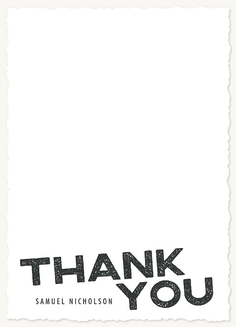 Grunge Greeting Thank You Cards 