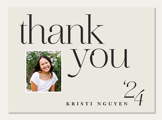 Minimalist Thank You