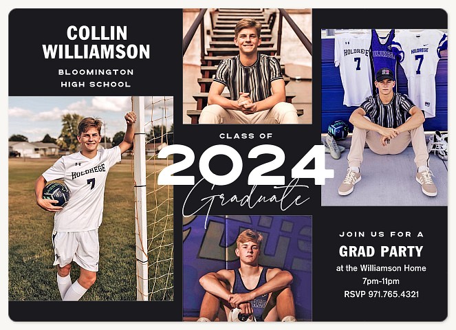 Bold Event Graduation Cards