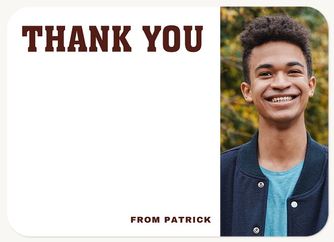 Bold Thank You Thank You Cards 
