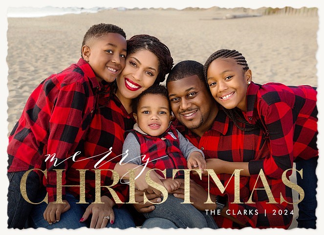 Dazzled Greetings Personalized Holiday Cards