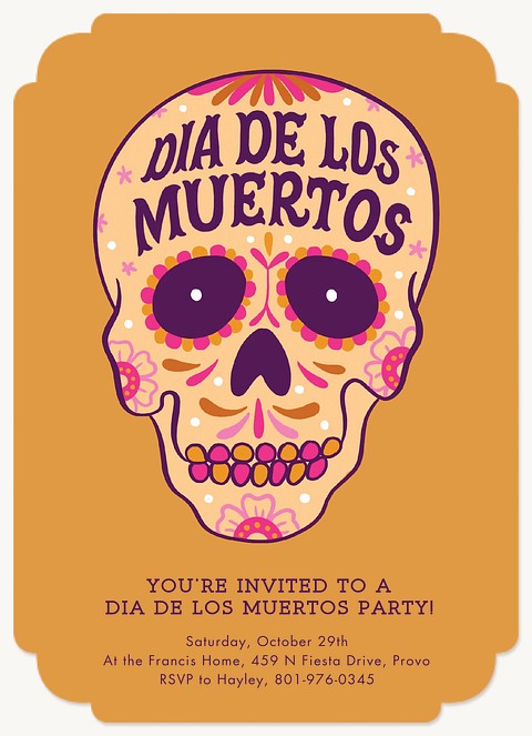 Party of the Dead Halloween Party Invitations
