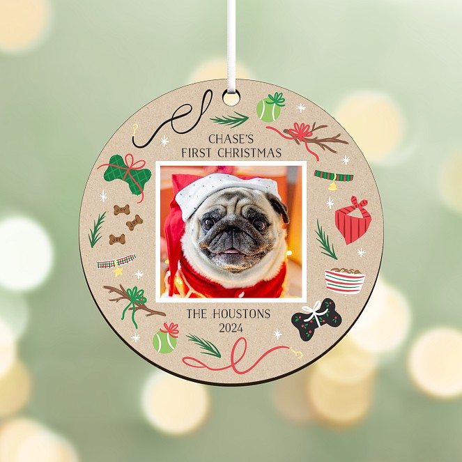 Furry Tidings Personalized Ornaments