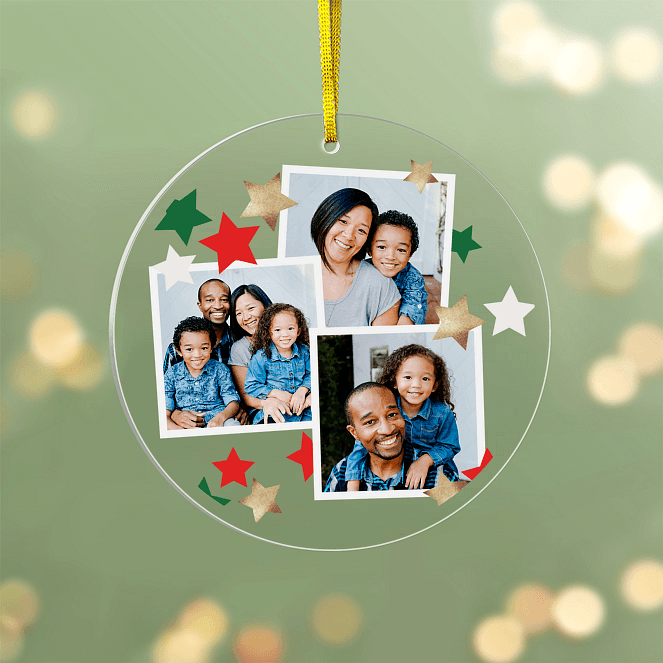 Starry Snapshots Personalized Ornaments