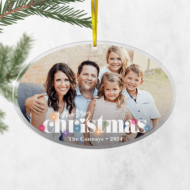 Christmas in Lights Personalized Ornaments