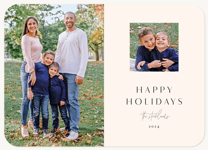 Mini Holiday Personalized Holiday Cards