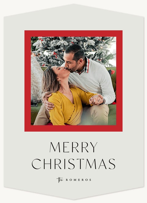 Simple Snapshot Personalized Holiday Cards