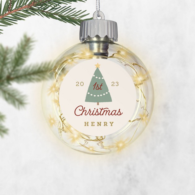 Yuletide Spruce Personalized Ornaments