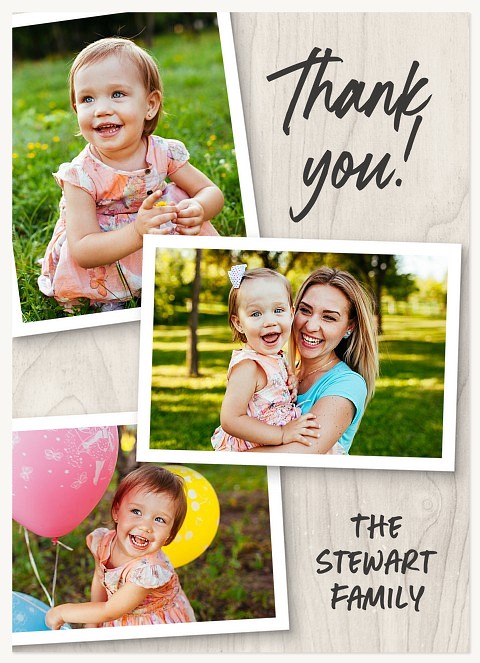 Playful Collage Birthday Thank You Cards