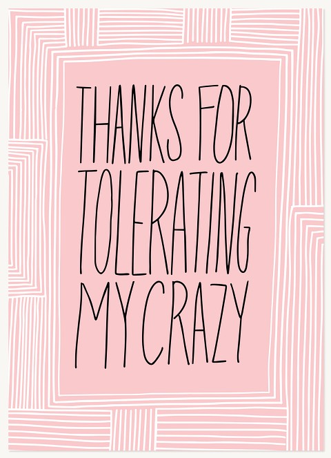 Tolerating Me Greeting Cards