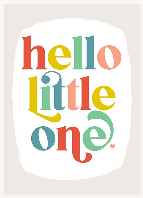  Hello Little One Greeting Cards