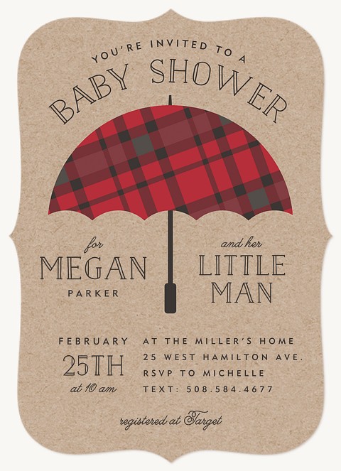 Sprightly & Dapper Baby Shower Invites