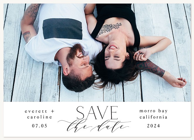 Details Below Save the Date Cards