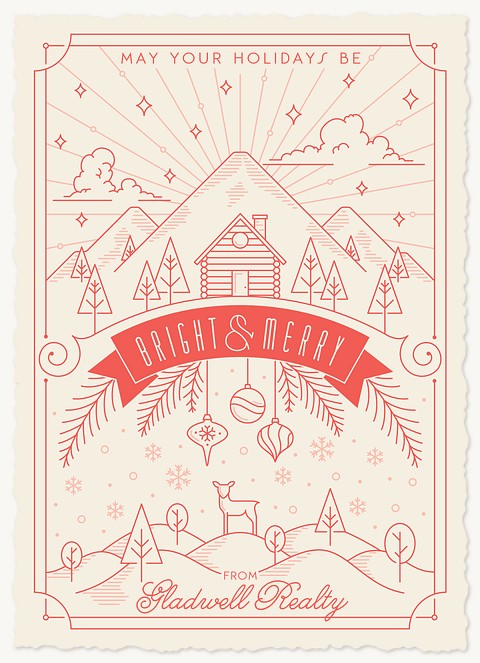 Holiday Wonderland Business Holiday Cards