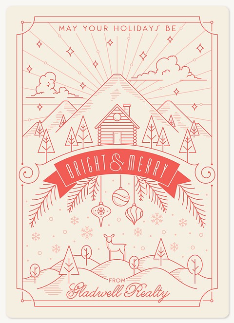 Holiday Wonderland Business Holiday Cards