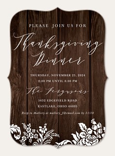 Rustic Lace Invitation