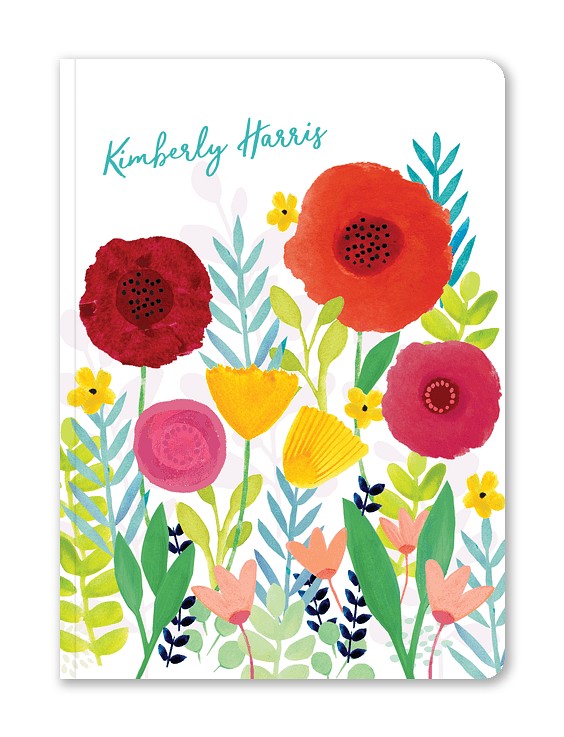 Colorful Garden Custom Softcover Journals